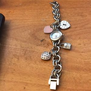Bongo charm bracelet watch